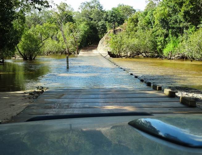 4WD river causeway