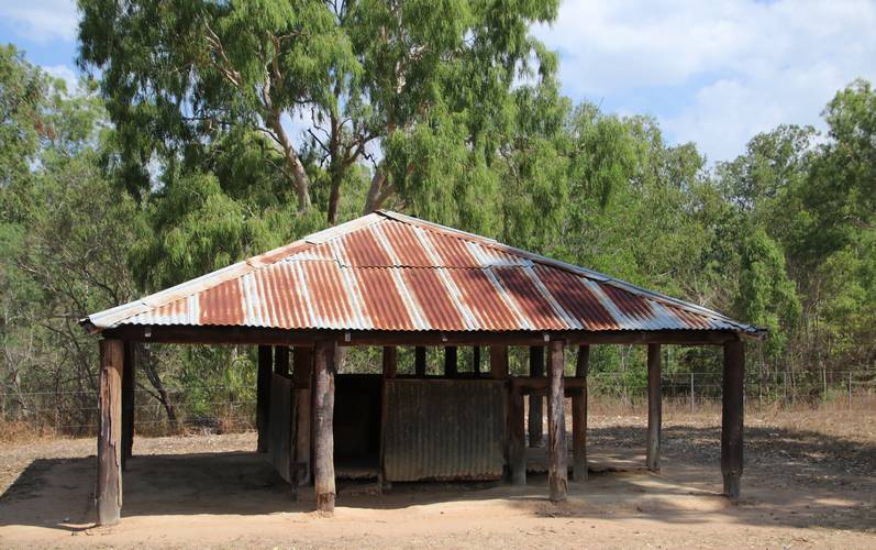 Tin roof hut
